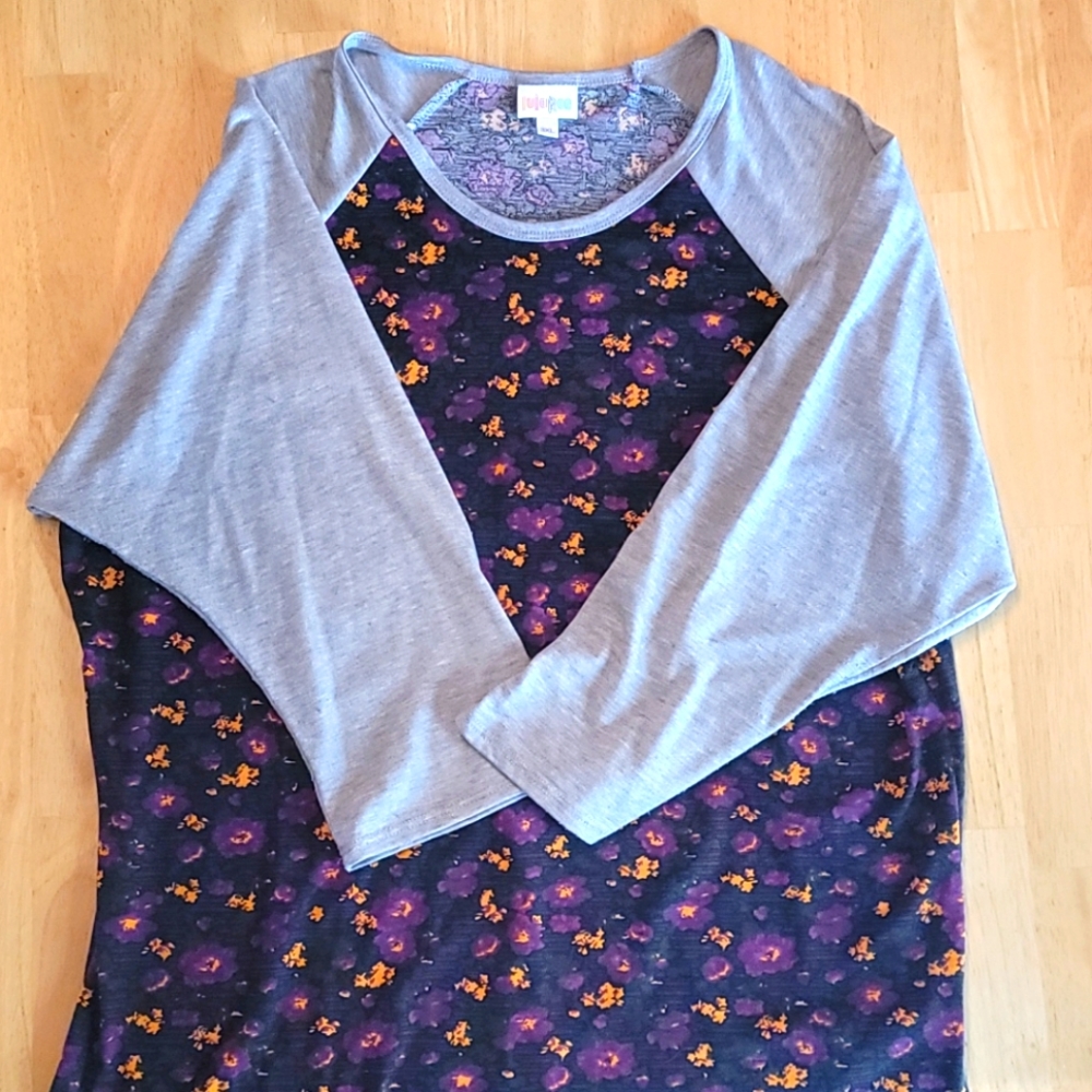 Randy | Lularoe Floral 3/4 sleeve| Plus 3x
